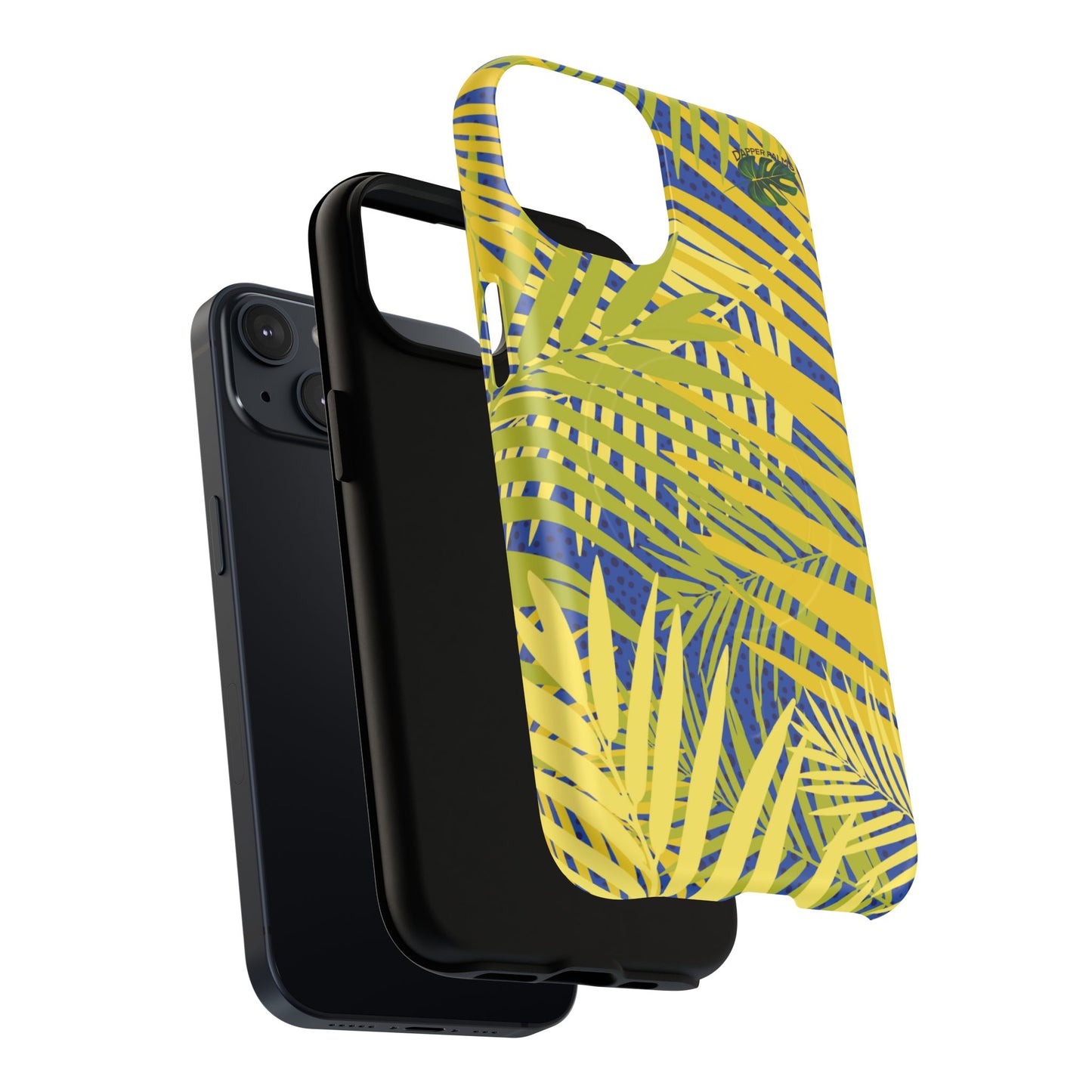 Dapper Palms Tropical Vibe Tough Magnetic Phone Case - Stylish Protection for Your Device